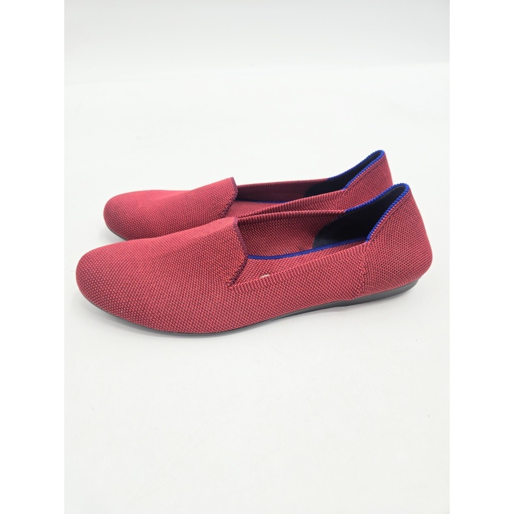 Rothys The Loafer Women's Size 8.5 US Dark Red Round Toe Slip on Flat Shoes - Picture 3 of 12